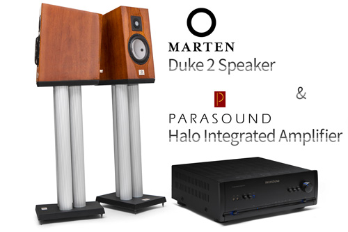 ť   ︰ Parasound Halo InteAmp & Marten Duke 2 Speaker