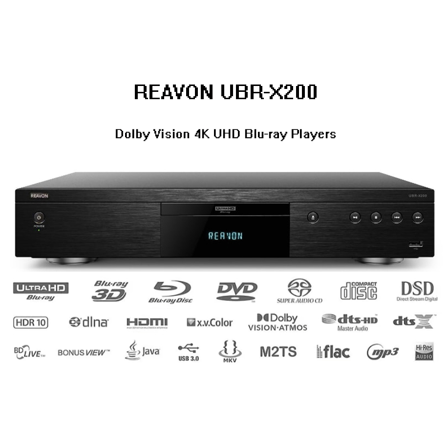 REAVON UBR-X200 Dolby Vision 4K UHD Blu-ray Players