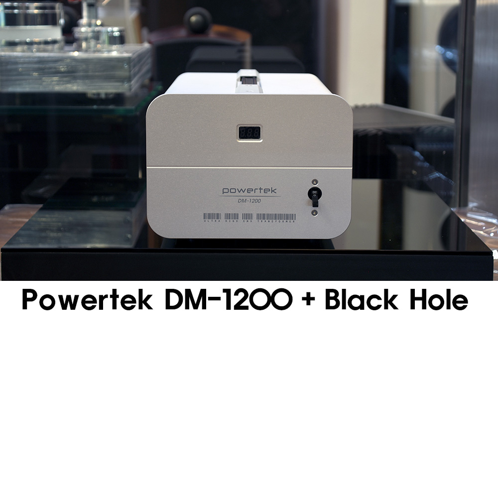 Powertek DM-1200 + Black Hole Power Cable Ŀ ߰ ŵ
