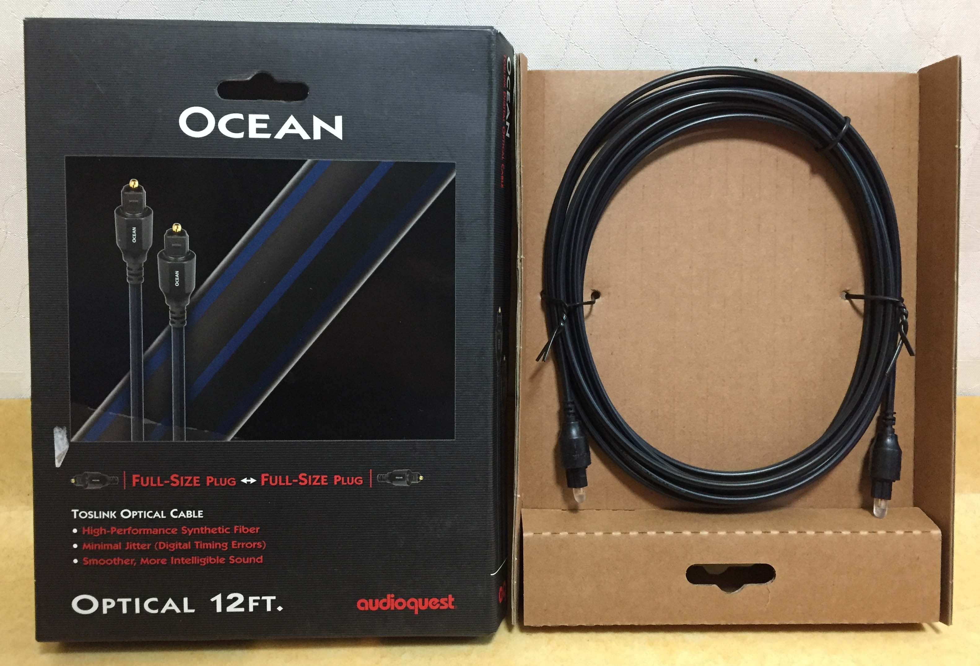 Ʈ Ƽ ̺ Ǹ 3.6 audioquest ocean optical cable 12ft Ż ̺